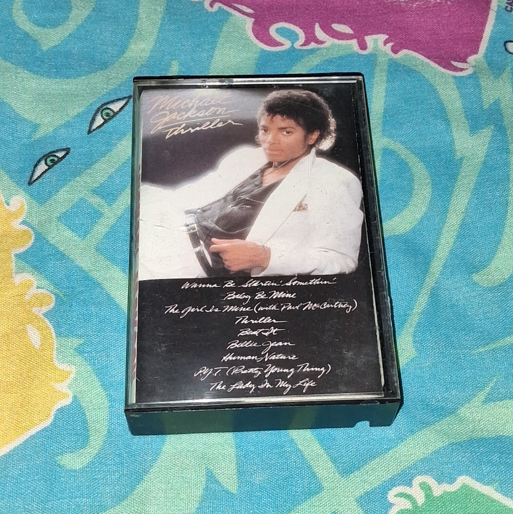 Michael Jackson Thriller Vintage Cassette Tape